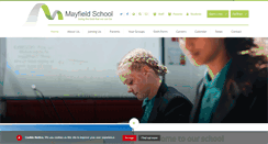 Desktop Screenshot of mayfieldschool.net